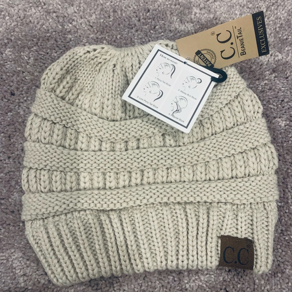 C.C Ponytail Beanie